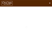 Tablet Screenshot of oakcreekclub.com